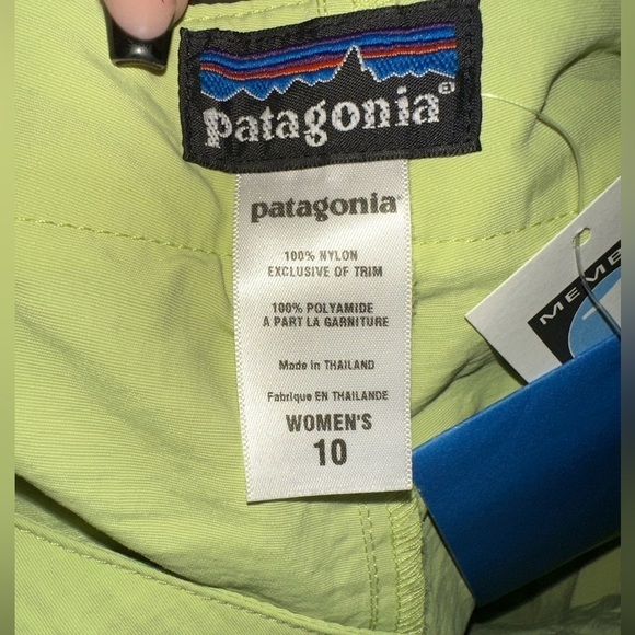 NWT Patagonia women’s bottom out boardie green shorts 10 - Picture 8 of 10